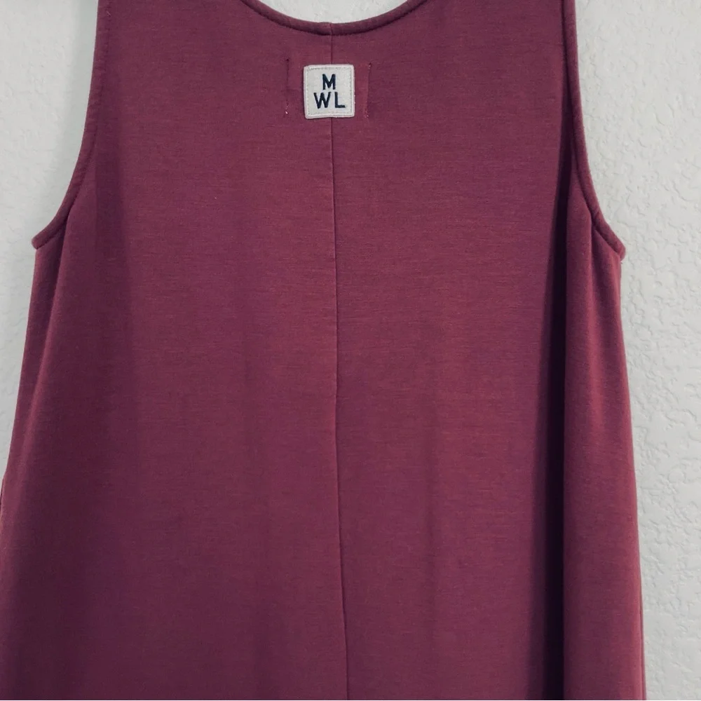 MADEWELL •  Soft Pull-On Jumpsuit, Maroon • X-SMALL